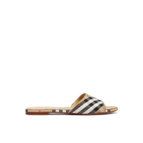 BURBERRY Handbags - Burberry Women Sloane Check Slippers